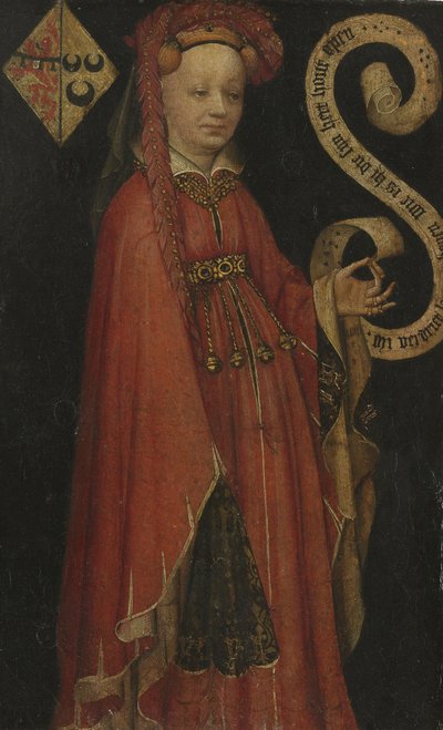 Portrait de Lysbeth van Duvenvoorde, vers 1430 - Unbekannt Unbekannt